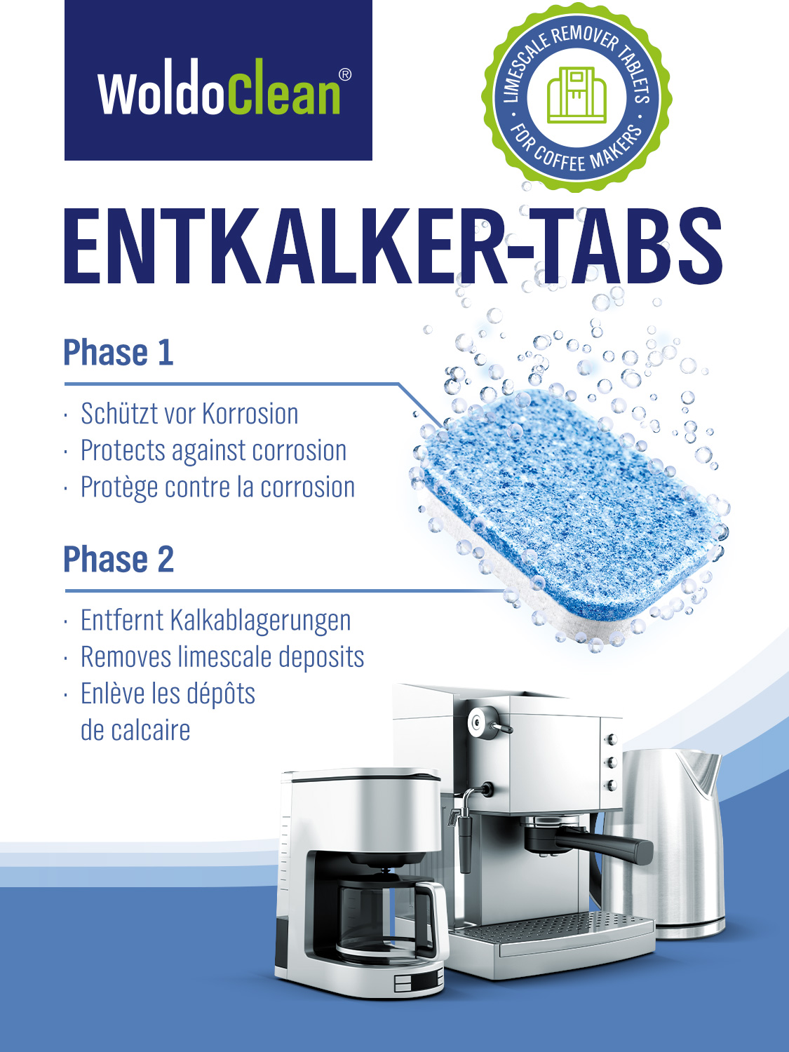 20-50 Entkalker Tabletten für Kaffeevollautomaten à 16g Kaffeemaschine Tabs .!